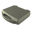 Case BumbleBee series, optional probe single case in black with foam inlay for transport and storage