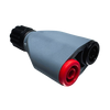 50Ω BNC plug to 2 x 4mm socket insulated