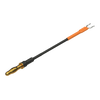 High temperature Ground lead 10cm to 4mm plug