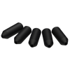 Set 5 Insulating caps 2.5 black