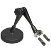 3D positioner with steel base, 200mm span width and Twin holder, ideal for positioning of a BumbleBee® or HORNET® series probe with spring loaded tips