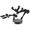 2-arm 3D positioner with steel base. Arm for BumbleBee and arm with twin-holder