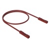 Measuring lead 0.64 / 0.64mm socket (red)
