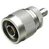 50Ω N plug to 50Ω SMA socket