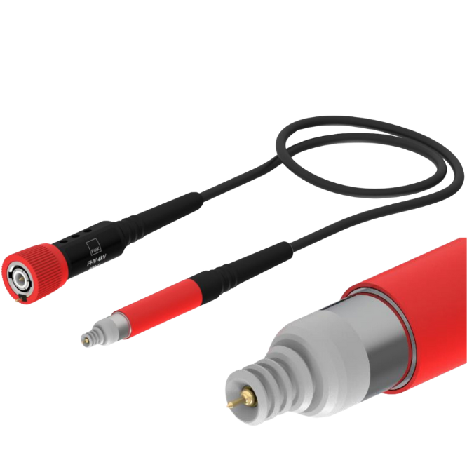 PHVX4kV, passive high voltage probe, >600MHz, 4000V DC / 4000V pk,  2.0m, 100:1, without readout